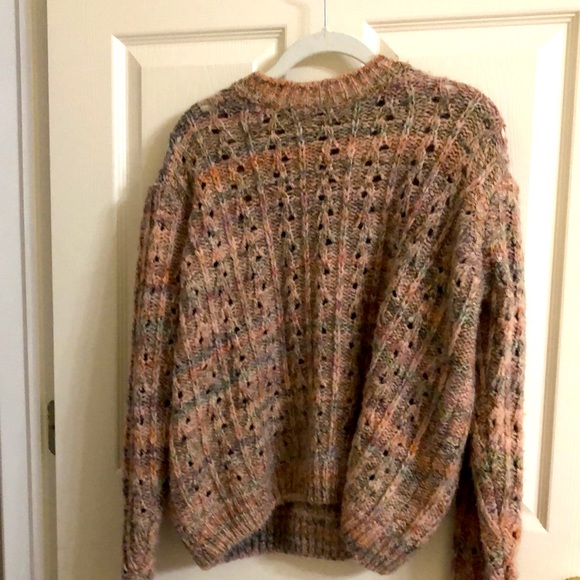 Pink Puffy Italian Sweater - Picture 2 of 3